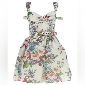 Zimmerman Matchmaker Floral Bustier Dress  size 0 NWT